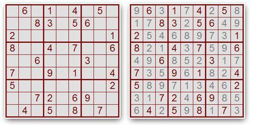 Solución de un Sudoku